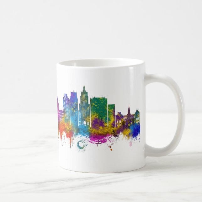 Providence Rhode Island Skyline Kaffeetasse (Rechts)