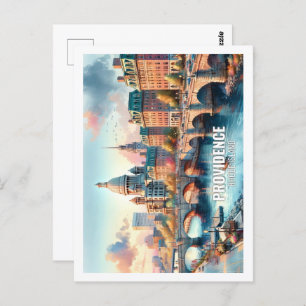 Providence Rhode Island US Fantastischer Place Postkarte