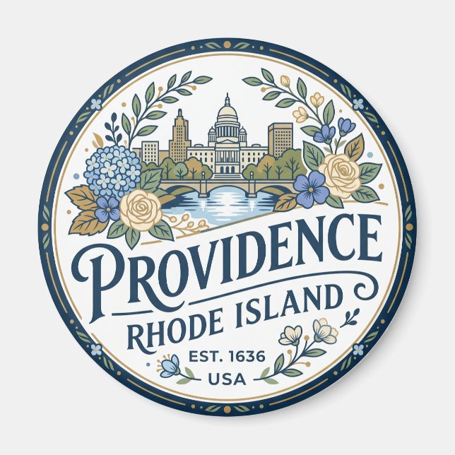 Providence, Rhode Island USA Magnet (Vorne)