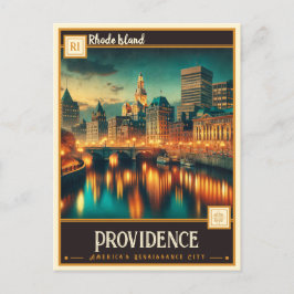 Providence, Rhode Island | VINTAG Postkarte