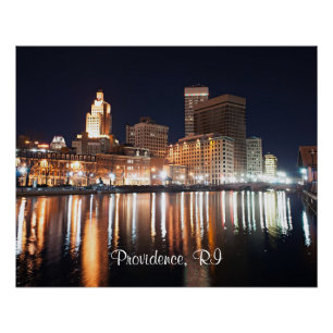 Providence RI gekennzeichnet Poster