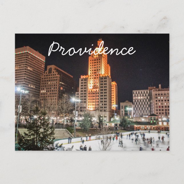 Providence RI Postkarte (Vorderseite)