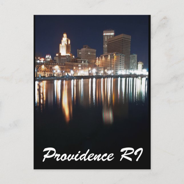 Providence RI Postkarte (Vorderseite)
