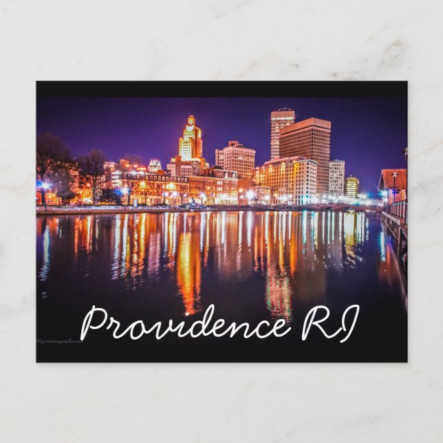 Providence RI Postkarte (Vorderseite)