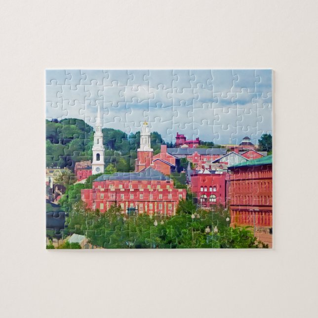 Providence RI Skyline II Puzzle (Horizontal)