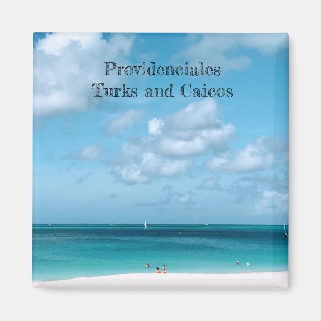 Providenciales, Turks and Caicos Island Magnet (Vorne)