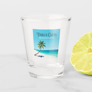 Providenciales Turks- und Caicosinseln Schnapsglas