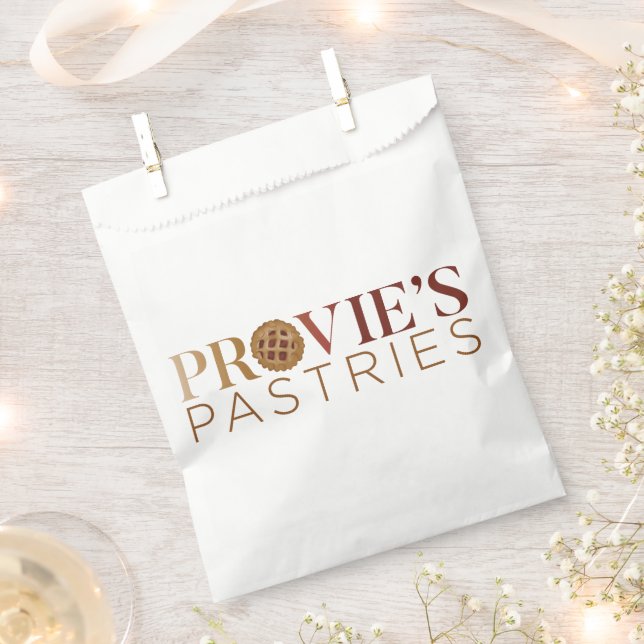 Provie's Pastries Logo Fvor Bag Geschenktütchen (Ausgeschnitten)