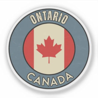 Province of Ontario Canada Aufkleber