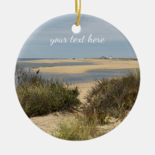 Provincetown Beach auf Cape Cod Keramik Ornament