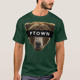 Provincetown Bear PTOWN Censor Bar  T-Shirt