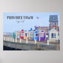 Provincetown Cape Cod Boardwalk Fotografie