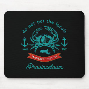Provincetown Cape Cod M Krabbenfischen Urlaub Souv Mousepad