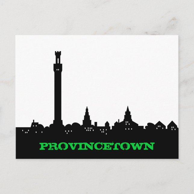 Provincetown Cartoon Postcard Postkarte (Vorderseite)