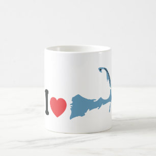 Provincetown "ich Liebe-" Entwurf Tasse