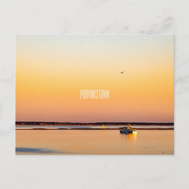 Provincetown, Massachusetts Postkarte (Vorderseite)