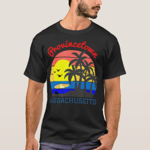 Provincetown, Massachusetts Vintag Retro Beach S T-Shirt
