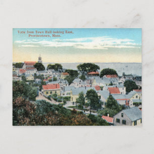 Provincetown, Massachusetts, Vogelauge, Vintag Postkarte