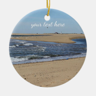Provincetown Strand auf Cape Cod Keramikornament
