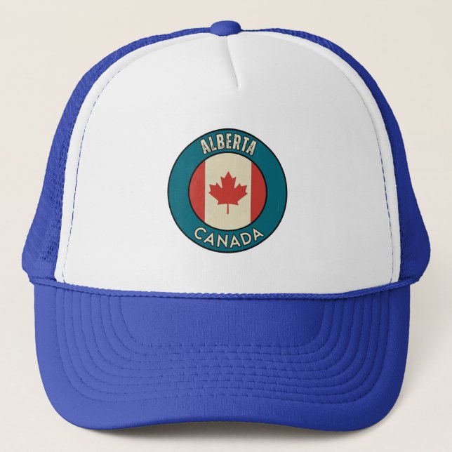 Provinz Alberta Kanada Truckerkappe (Vorderseite)