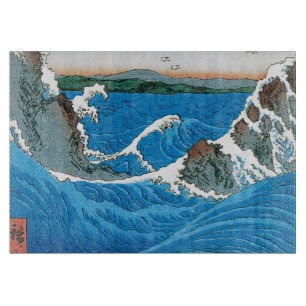Provinz Awa, Naruto Whirlpools von Ando Hiroshige Schneidebrett