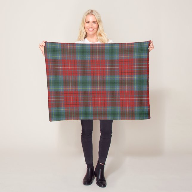 Provinz British Columbia Original Tartan Fleecedecke (Beispiel)