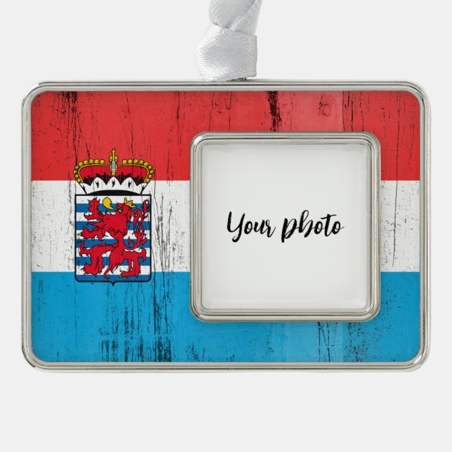 Provinz Luxemburg Rahmen-Ornament Silber (Vorderseite)