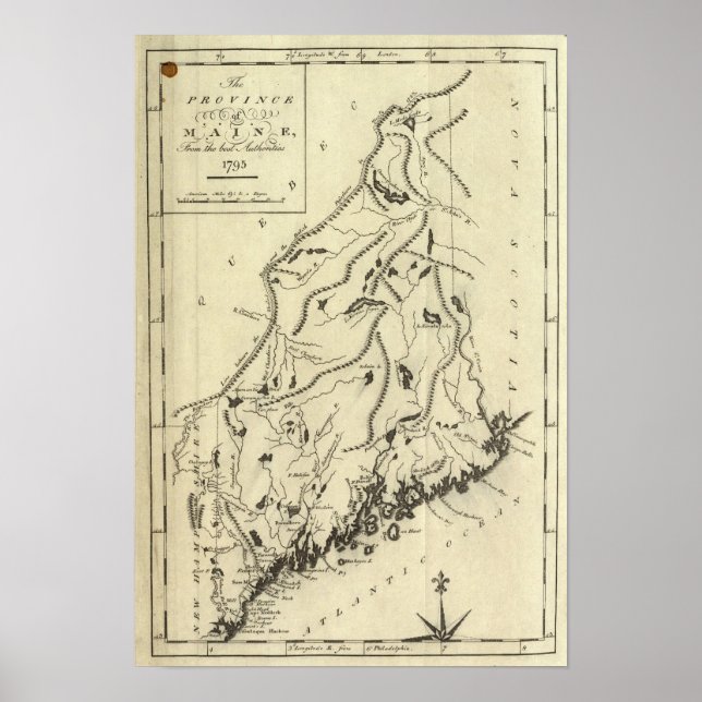 Provinz Maine Poster (Vorne)
