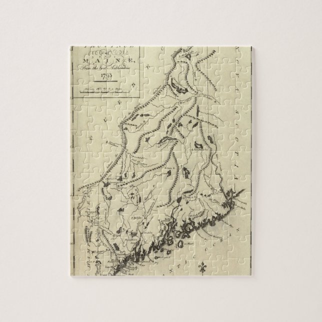 Provinz Maine Puzzle (Vertikal)