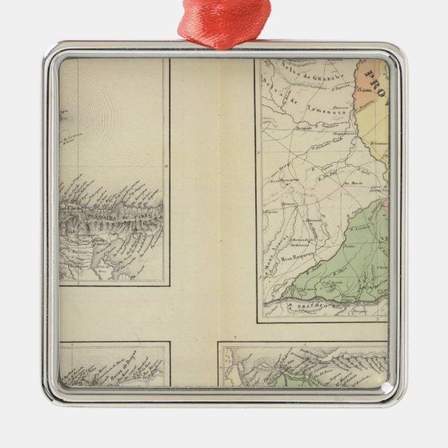 Provinz Margarita Silbernes Ornament (Vorne)