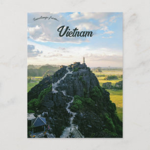 Provinz Ninh Bình Vietnam Postkarte