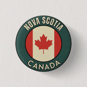 Provinz Nova Scotia Kanada Button