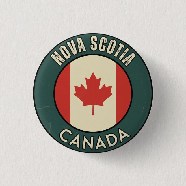Provinz Nova Scotia Kanada Button (Vorderseite)