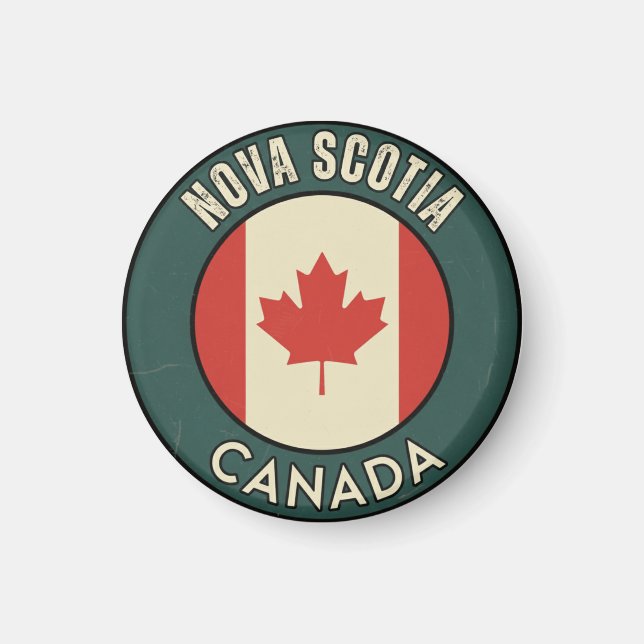 Provinz Nova Scotia Kanada Magnet (Vorne)