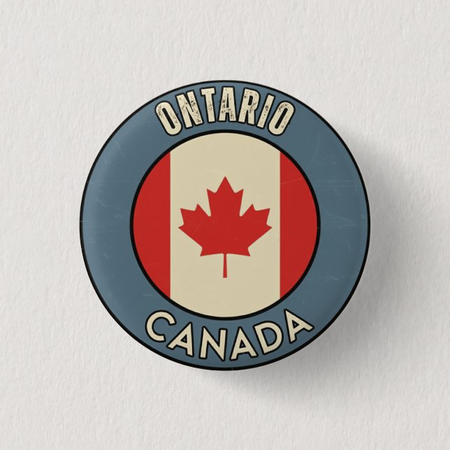 Provinz Ontario Kanada Button (Vorderseite)