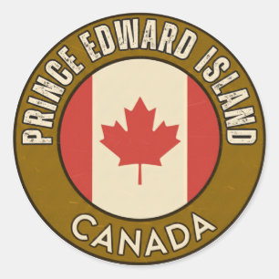 Provinz Prince Edward Island Kanada Runder Aufkleber