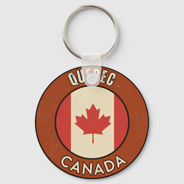 Provinz Quebec Kanada Schlüsselanhänger (Vorderseite)