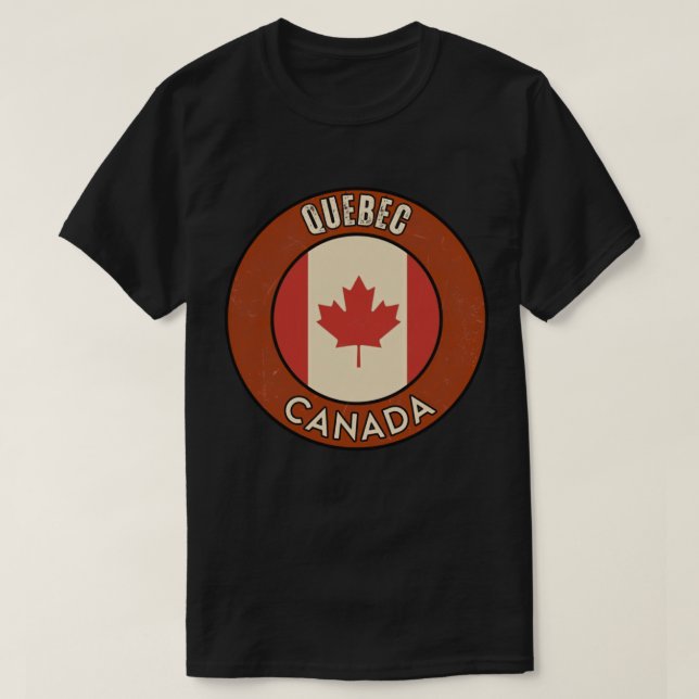 Provinz Quebec Kanada T-Shirt (Design vorne)