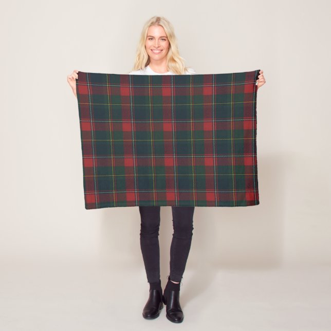 Provinz Quebec Original Tartan Fleecedecke (Beispiel)