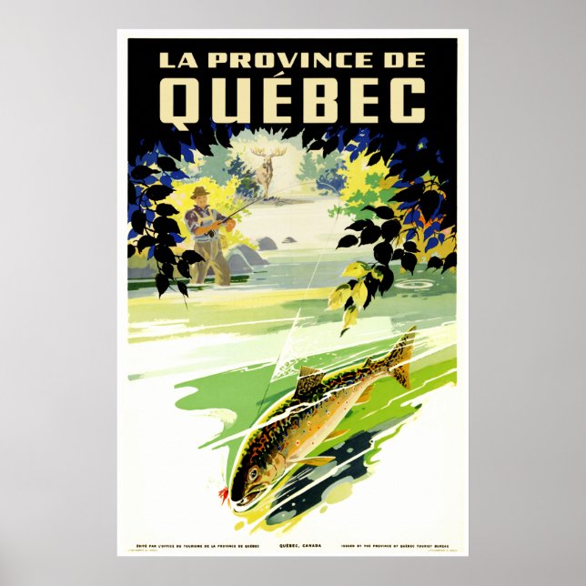 Provinz Quebec Poster