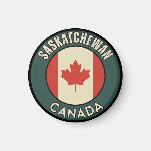 Provinz Saskatchewan Kanada Magnet (Vorne)