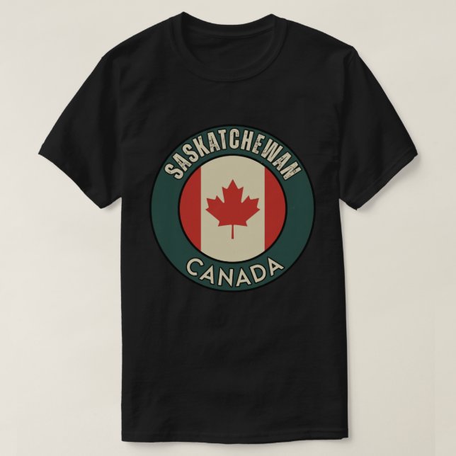 Provinz Saskatchewan Kanada T-Shirt (Design vorne)
