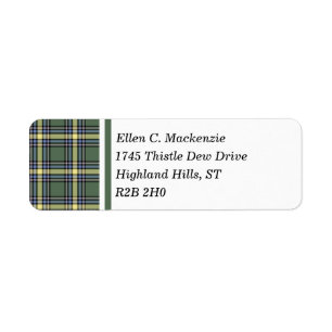Provinz von Alberta Kanada Tartan