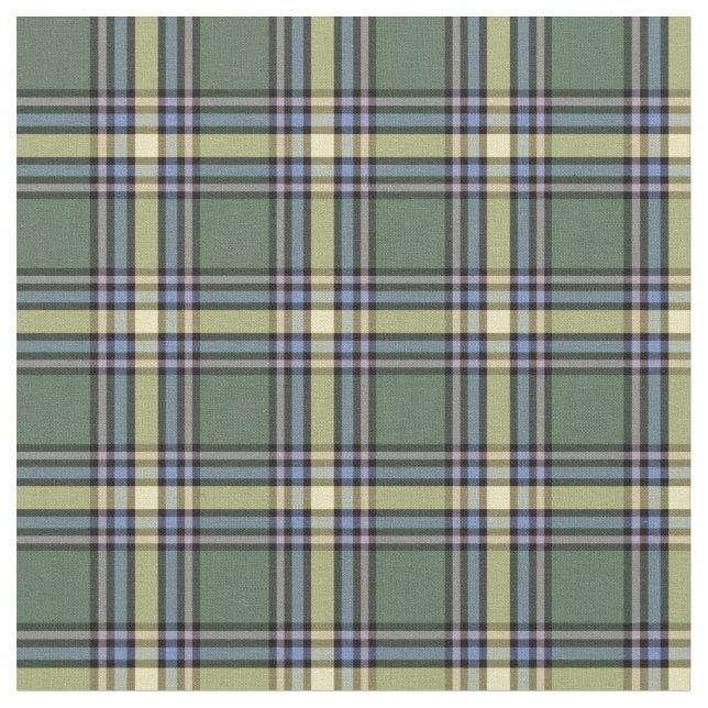 Provinz von Alberta Kanada Tartan Stoff (Nahaufnahme)