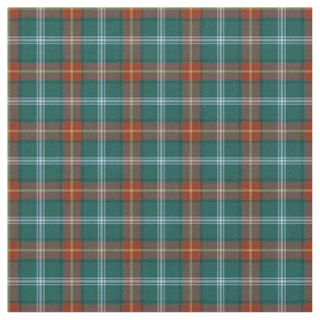 Provinz von Manitoba Kanada Tartan Stoff (Nahaufnahme)