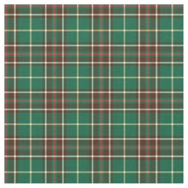 Provinz von Neufundland Kanada Tartan Stoff (Nahaufnahme)