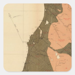 Provinz von Neuschottland-Insel von Kap-Bretonen Quadratischer Aufkleber