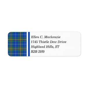 Provinz von Neuschottland Kanada Tartan