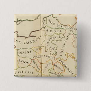 Provinzen, Frankreich Button