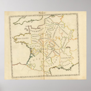 Provinzen, Frankreich Poster